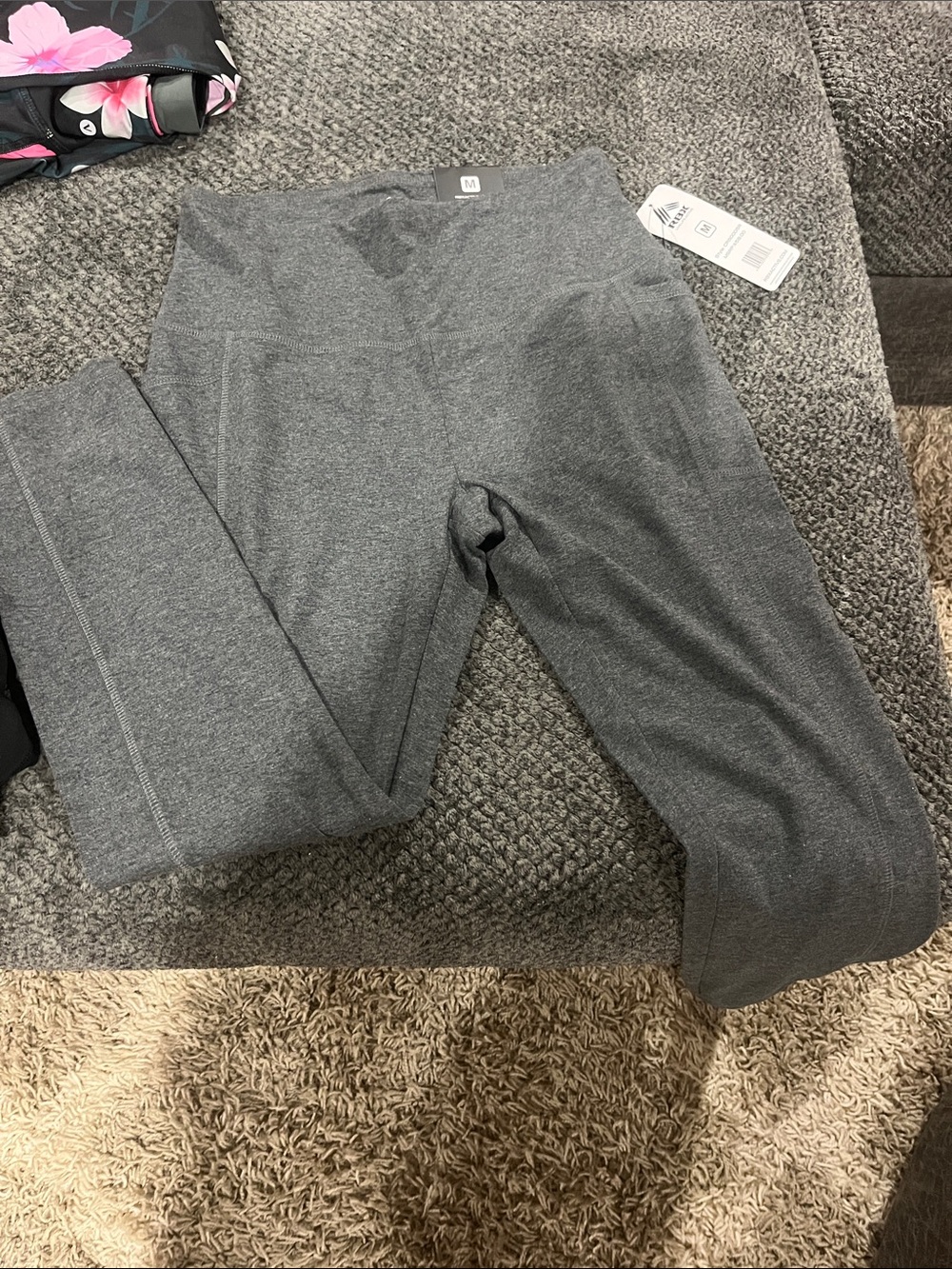 RBX Girls' Leggings - Heather Gray